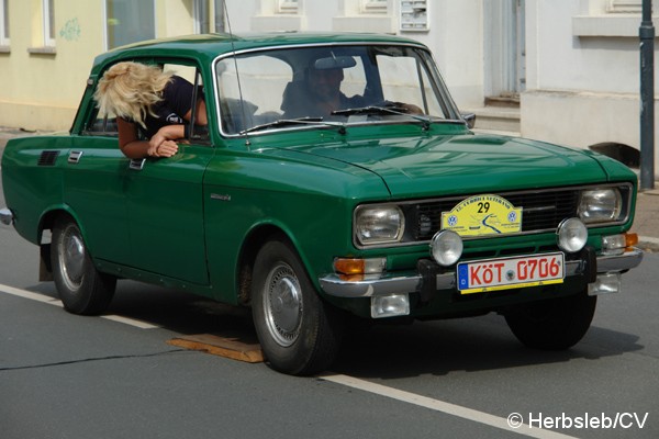 Bild: Sonderprüfungen für die Teilnehmer auf dem abgesperrten Innenstadt-Parcour.