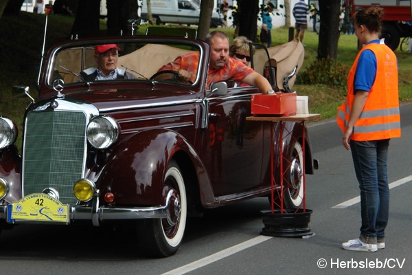 Bild: Sonderprfungen für die Teilnehmer auf dem abgesperrten Innenstadt-Parcour.