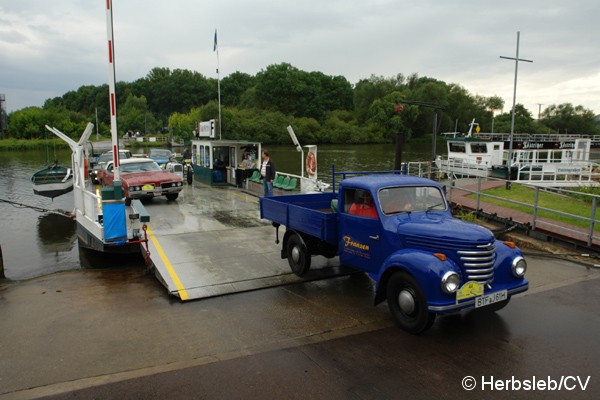 Bild: Querung der Saale in Wettin.