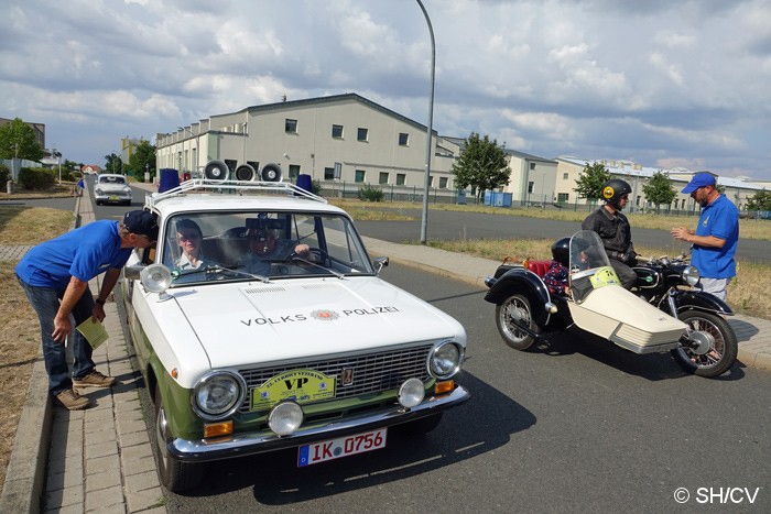 Bild: Eine Durchschnittsgeschwindigkeit von 28 km/h von Wolfen bis nach Großzöberitz: Die Sonderprüfung reichte über mehrere Kilometer und war deshalb auch nicht einfach zu meistern.